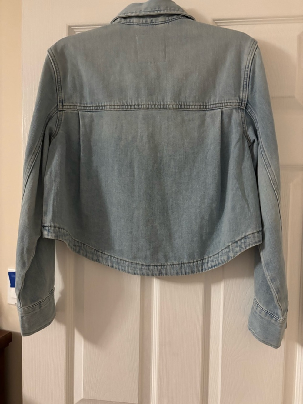 Aerie cropped light denim jacket new - Picture 3 of 3